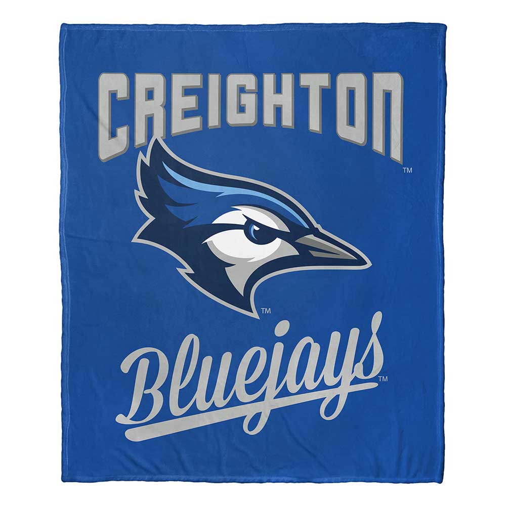 NCAA Creighton Blue Alumilk Touch Throw Blanket