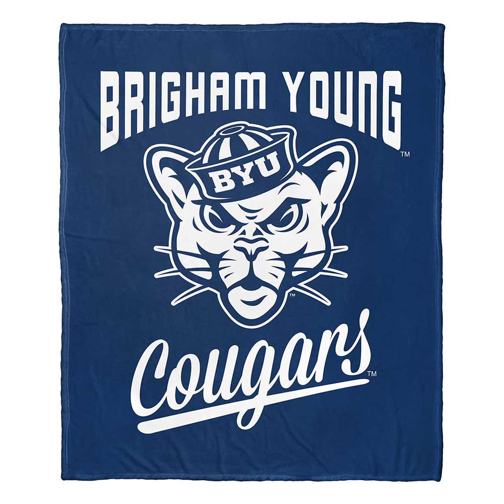 NCAA BYU Cou Alumilk Touch Throw Blanket