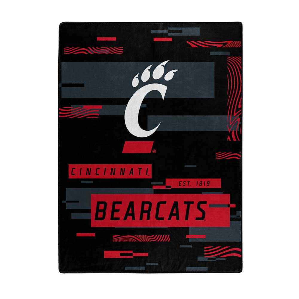 NCAA Digitize Cincinnati Bearchel Throw Blanket