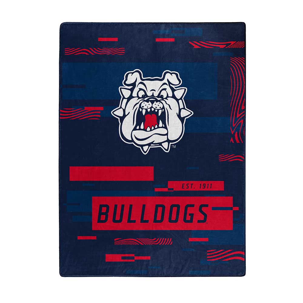NCAA Digitize tate Bullchel Throw Blanket