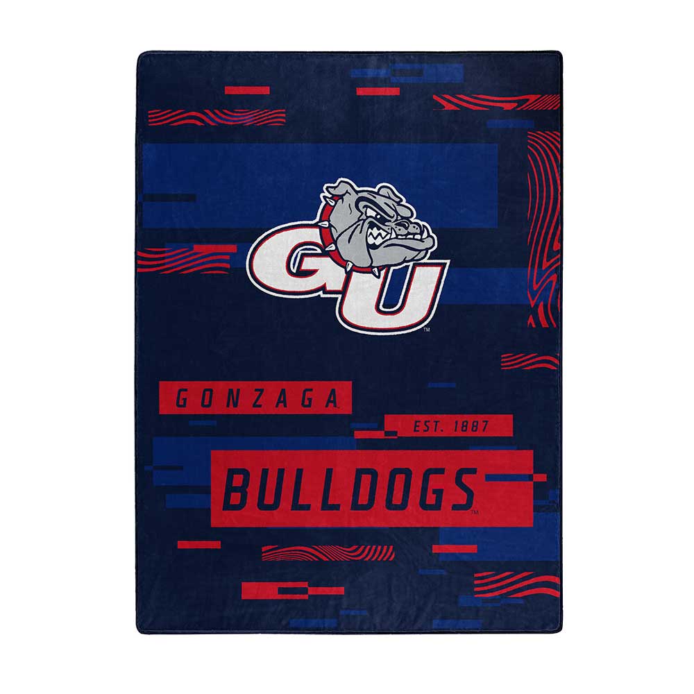 NCAA Digitize Gonzaga Bullchel Throw Blanket