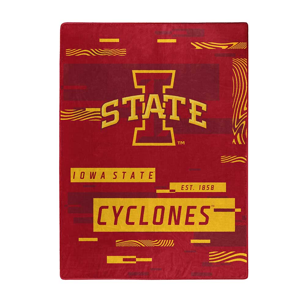 NCAA Digitize Iotate Cyclchel Throw Blanket