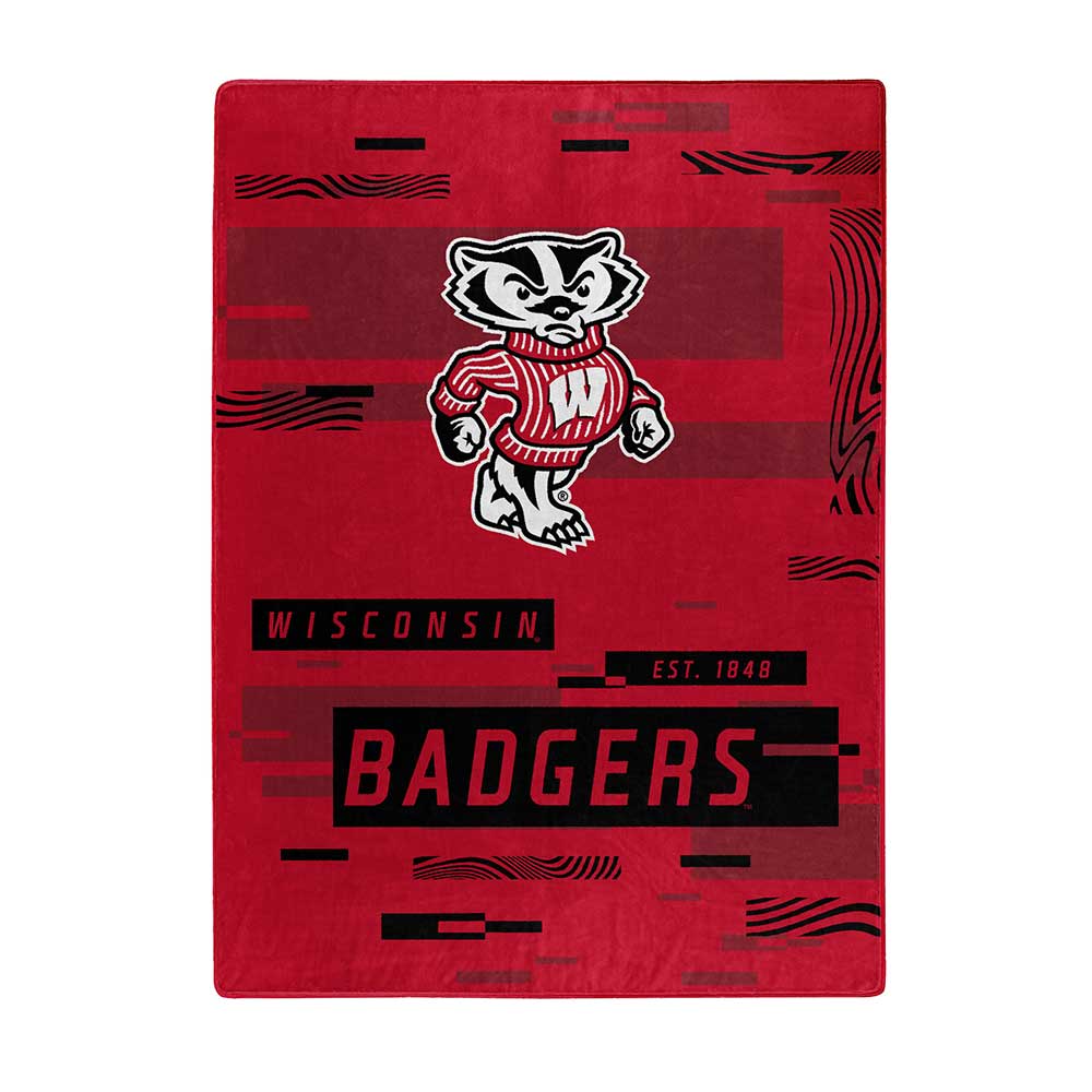 NCAA Digitizein Badchel Throw Blanket