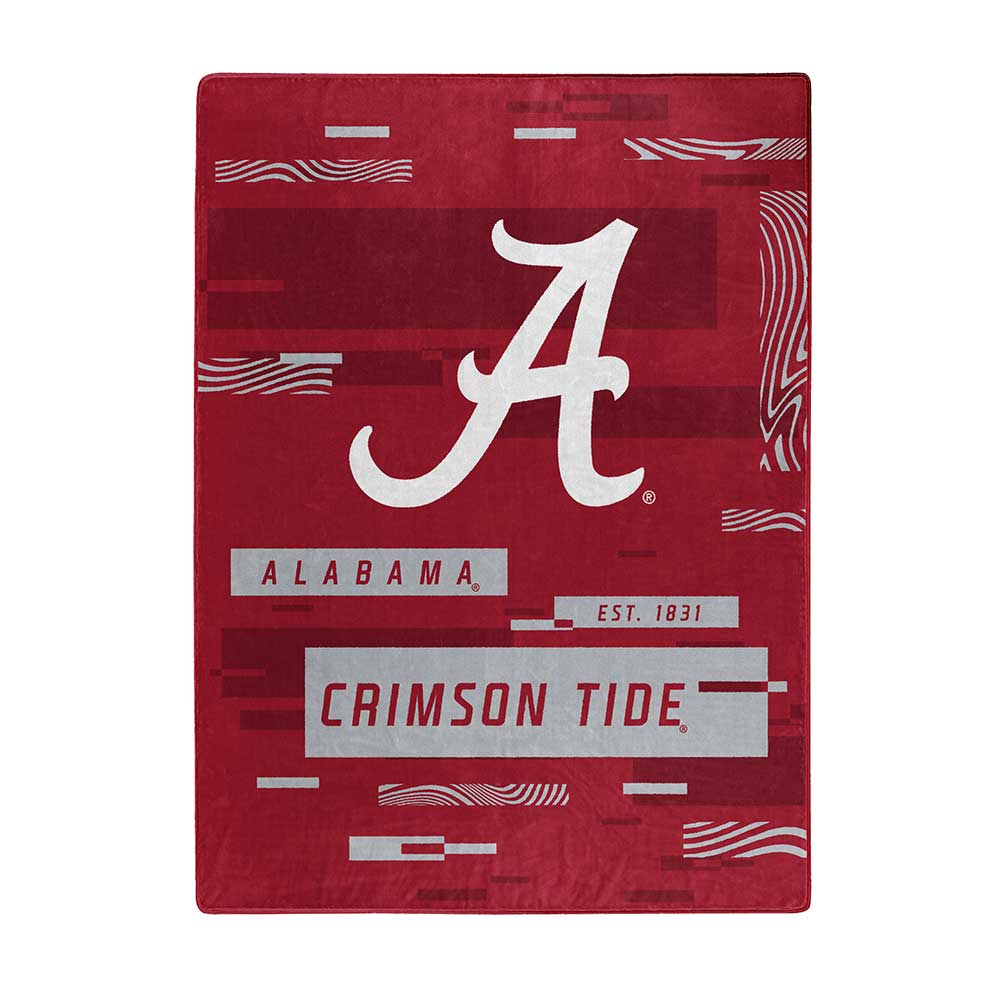NCAA Digitize Alabama Con Tidechel Throw Blanket