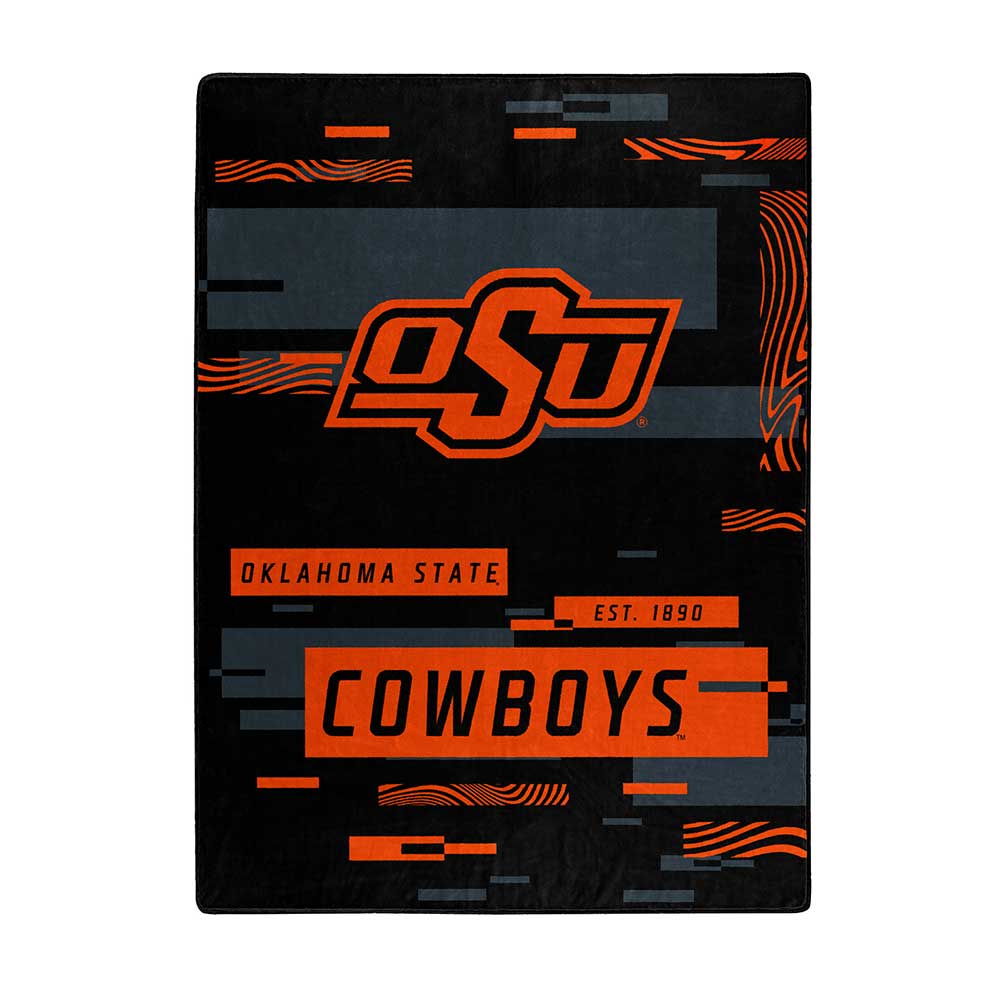 NCAA Digitize Oklahotate Cowchel Throw Blanket
