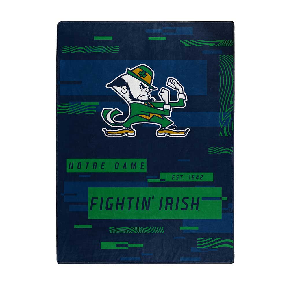 NCAA Digitize Notre Dame Fighting hchel Throw Blanket