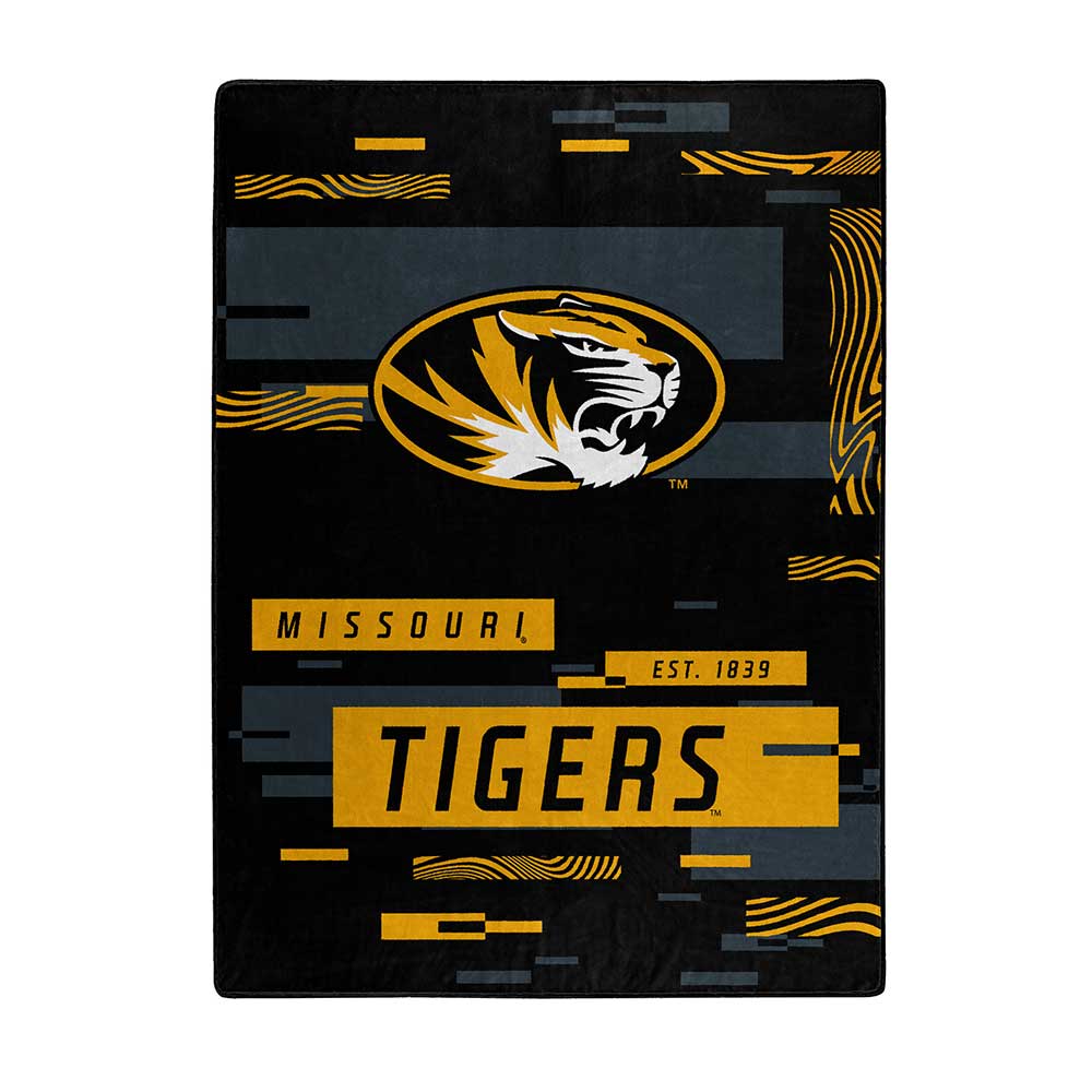NCAA Digitizesouri Tichel Throw Blanket