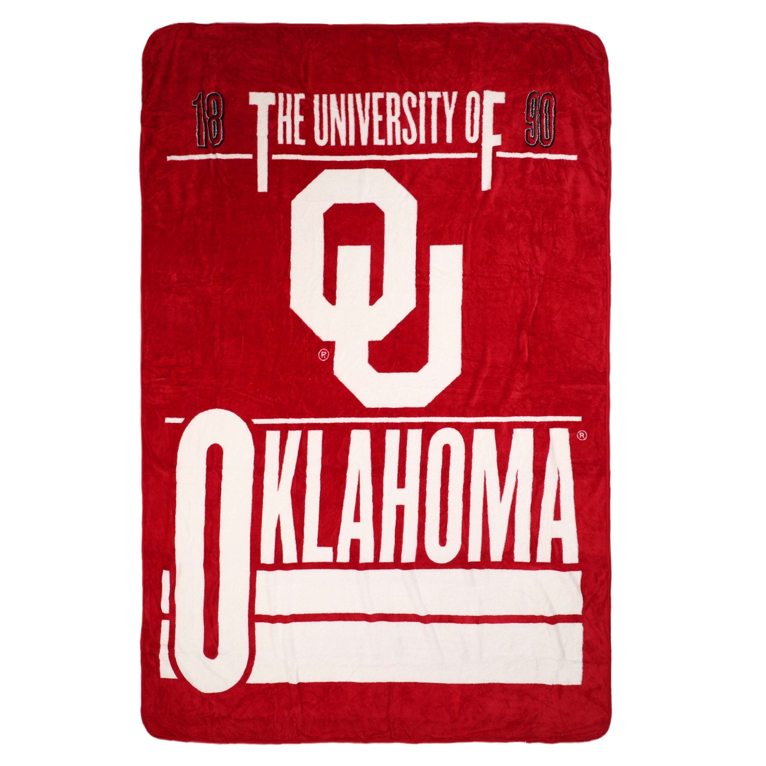 NCAA Oklahooo Faculty Oized Microchel Throw Blanket