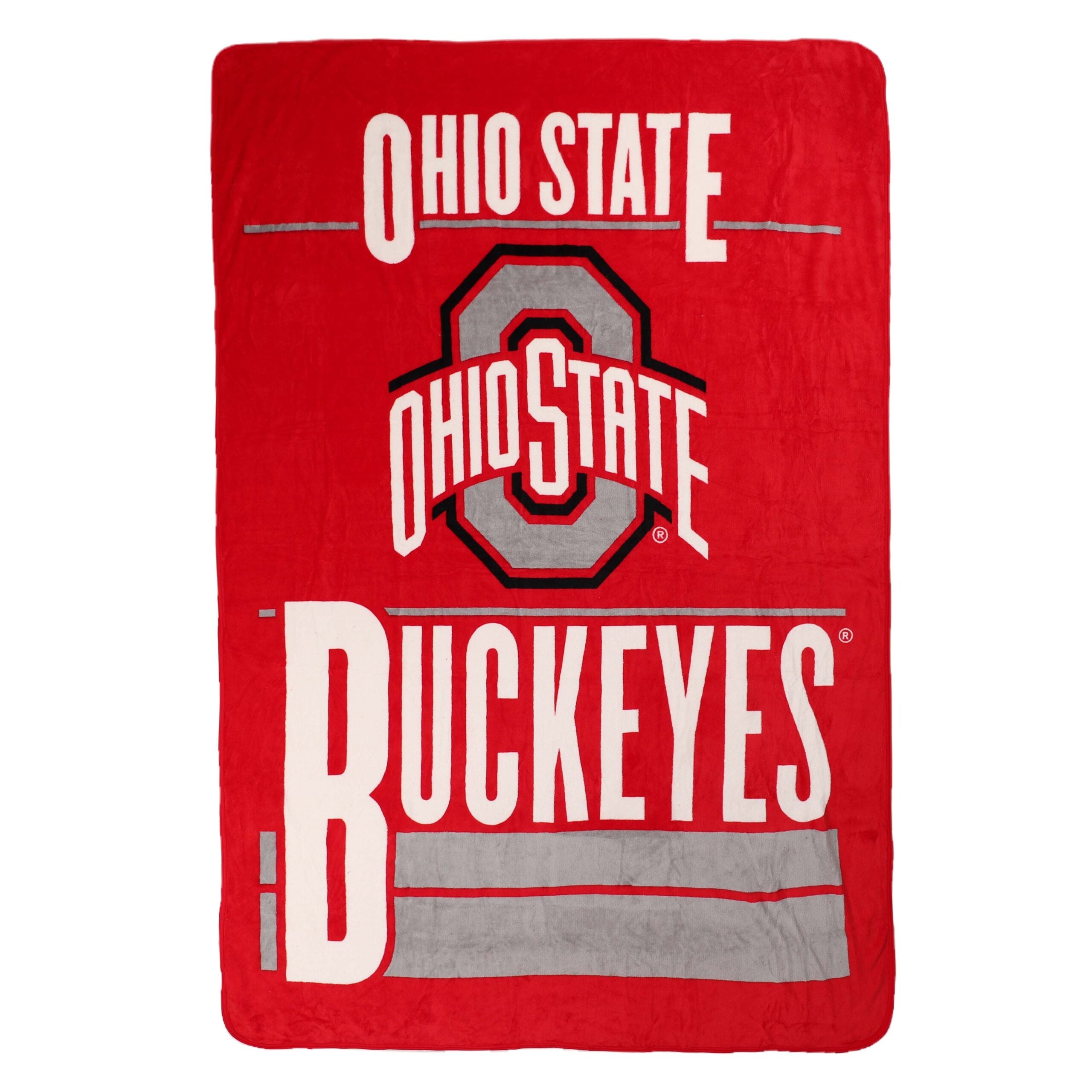 NCAA Ohtate Buck Faculty Oized Microchel Throw Blanket