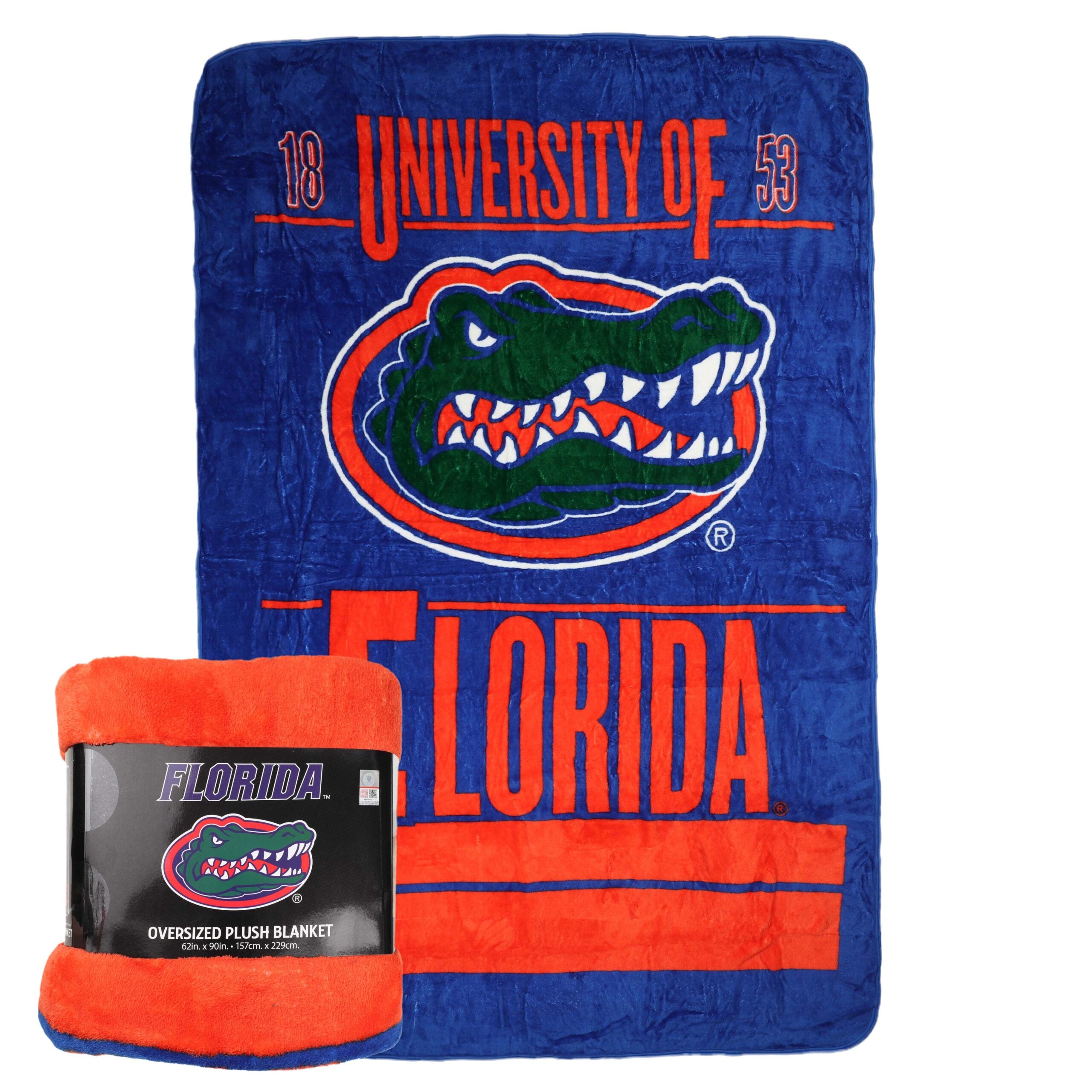 NCAA Florida Ga Faculty Oized Microchel Throw Blanket