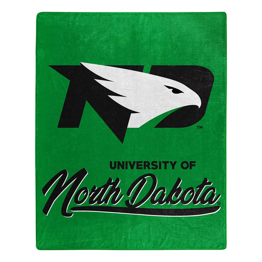 NCAA North Dakota Fighting H Signaturechel Throw Blanket