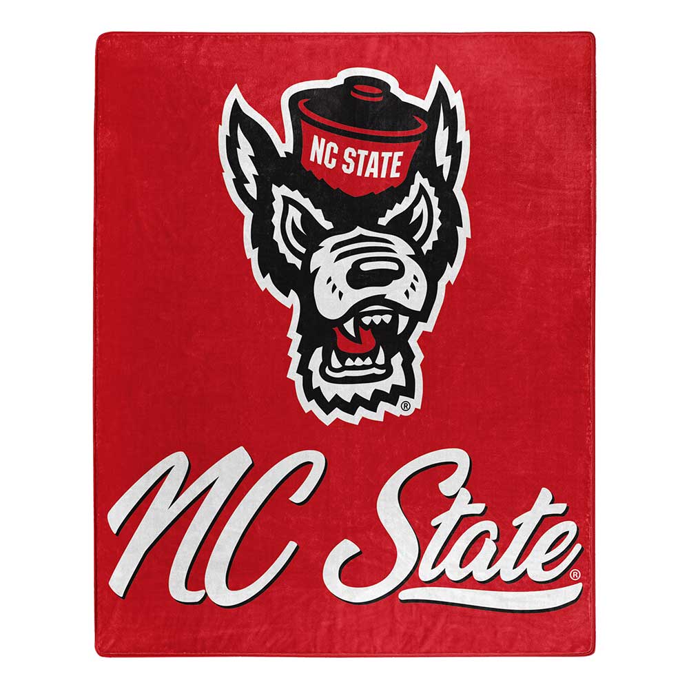 NCAA tate Wolfpaignaturechel Throw Blanket
