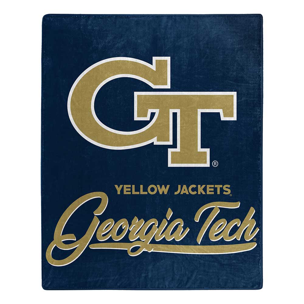 NCAA Georgia Tech Yellow Jac Signaturechel Throw Blanket