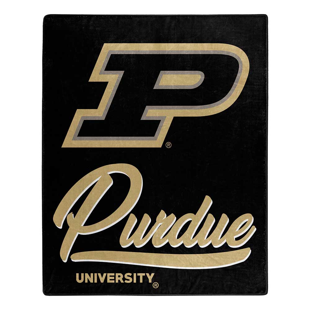 NCAA Purdue Boilerma Signaturechel Throw Blanket