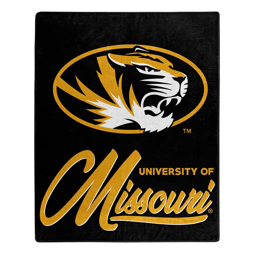 NCAAsouri Ti Signaturechel Throw Blanket