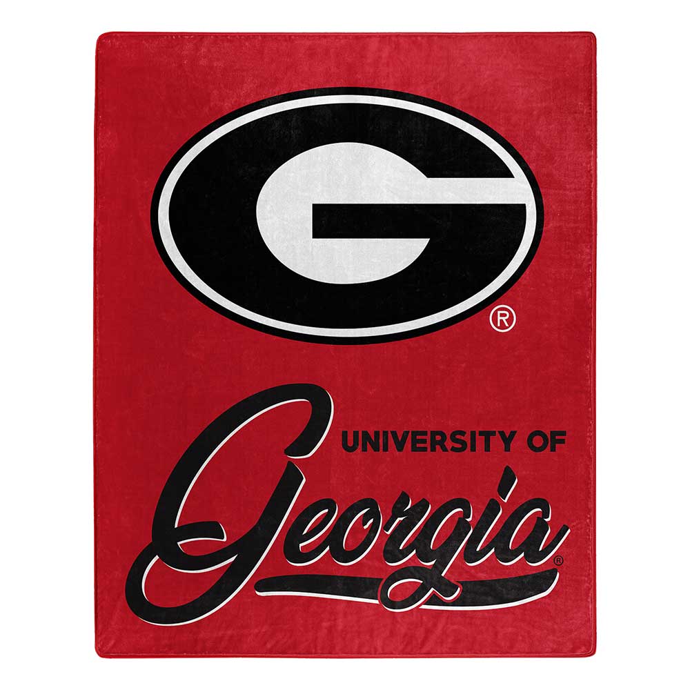 NCAA Georgia Bull Signaturechel Throw Blanket