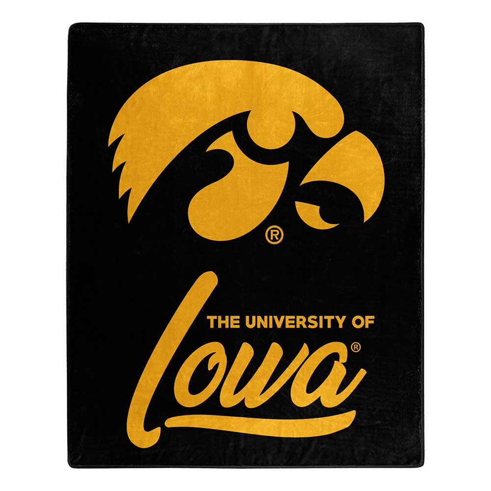 NCAA Iowa Hawk Signaturechel Throw Blanket
