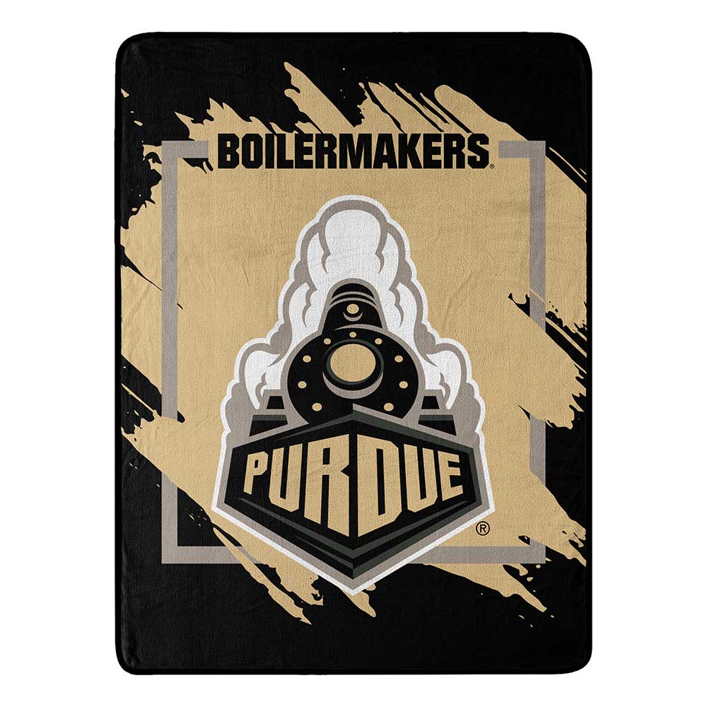 NCAA Diional Purdue Boilerma Microchel Throw Blanket