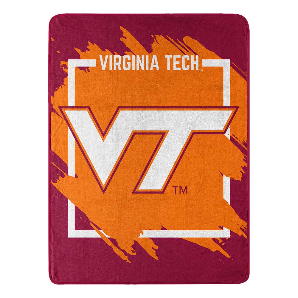 NCAA Diional Virginia Tech Ho Microchel Throw Blanket
