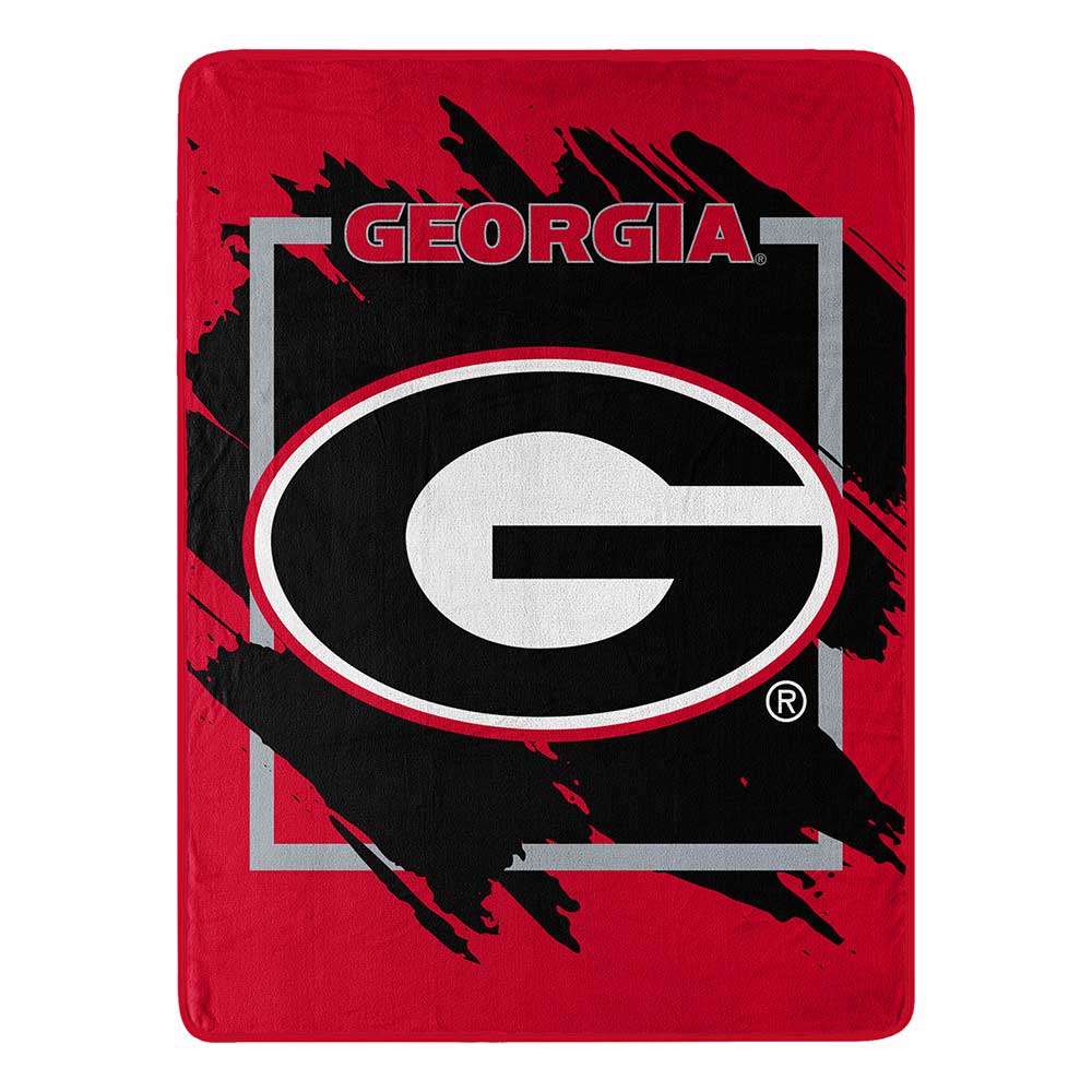 NCAA Diional Georgia Bull Microchel Throw Blanket