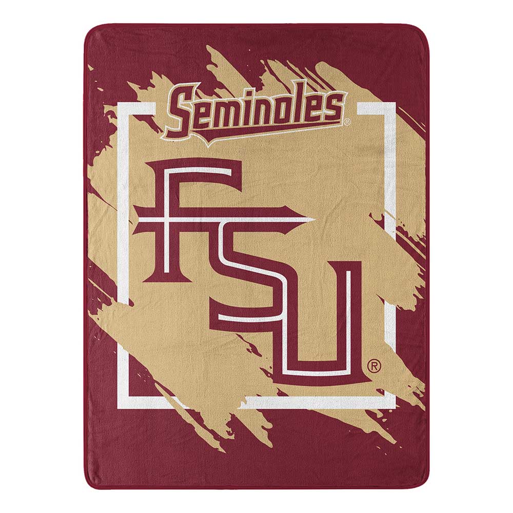 NCAA Diional Floritaemin Microchel Throw Blanket