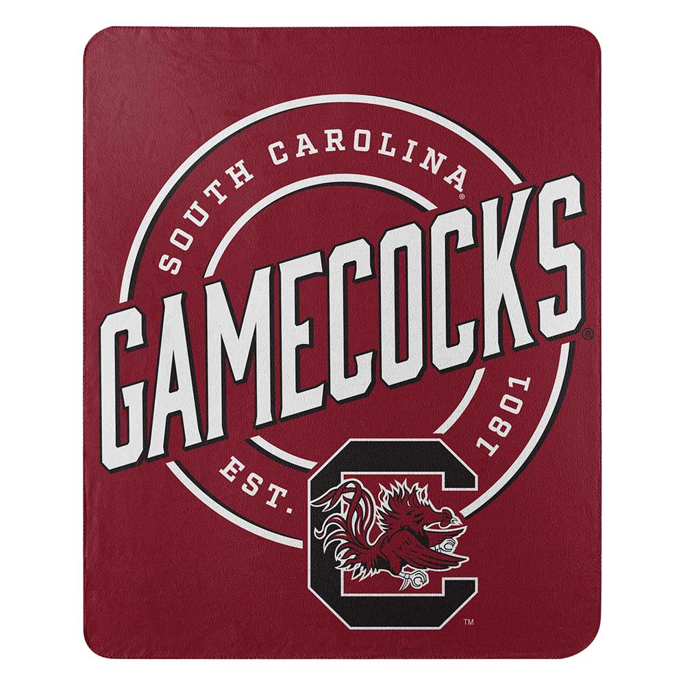 NCouth Carolina Gamec Campaign Fleece Throw Blanket