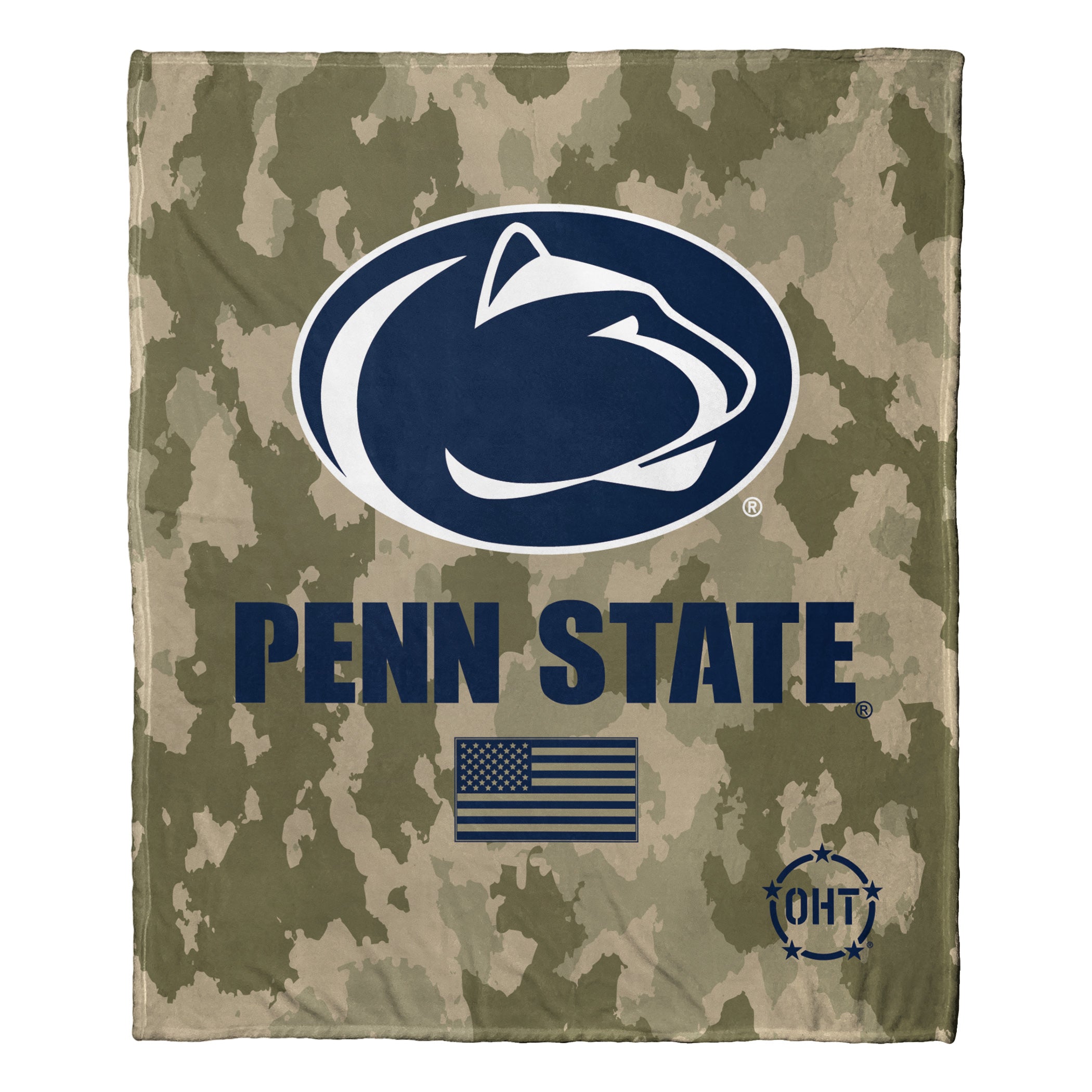 NCAA Petate Nittany L Opecial Silk Touch Throw Blanket
