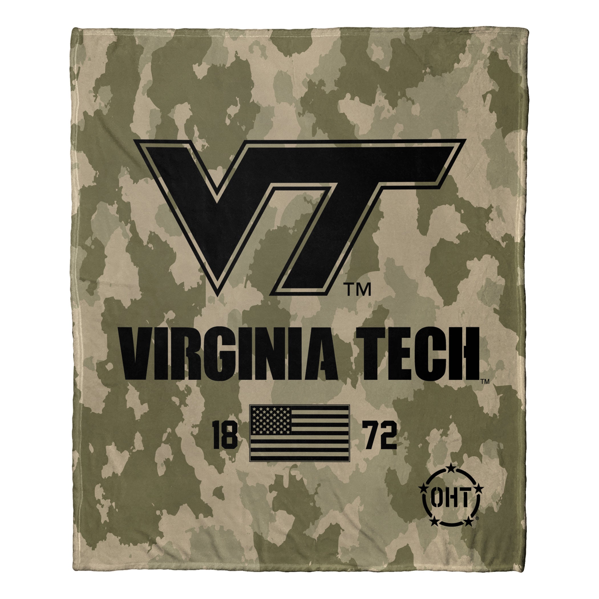 NCAA Virginia Tech Ho Opecial Silk Touch Throw Blanket