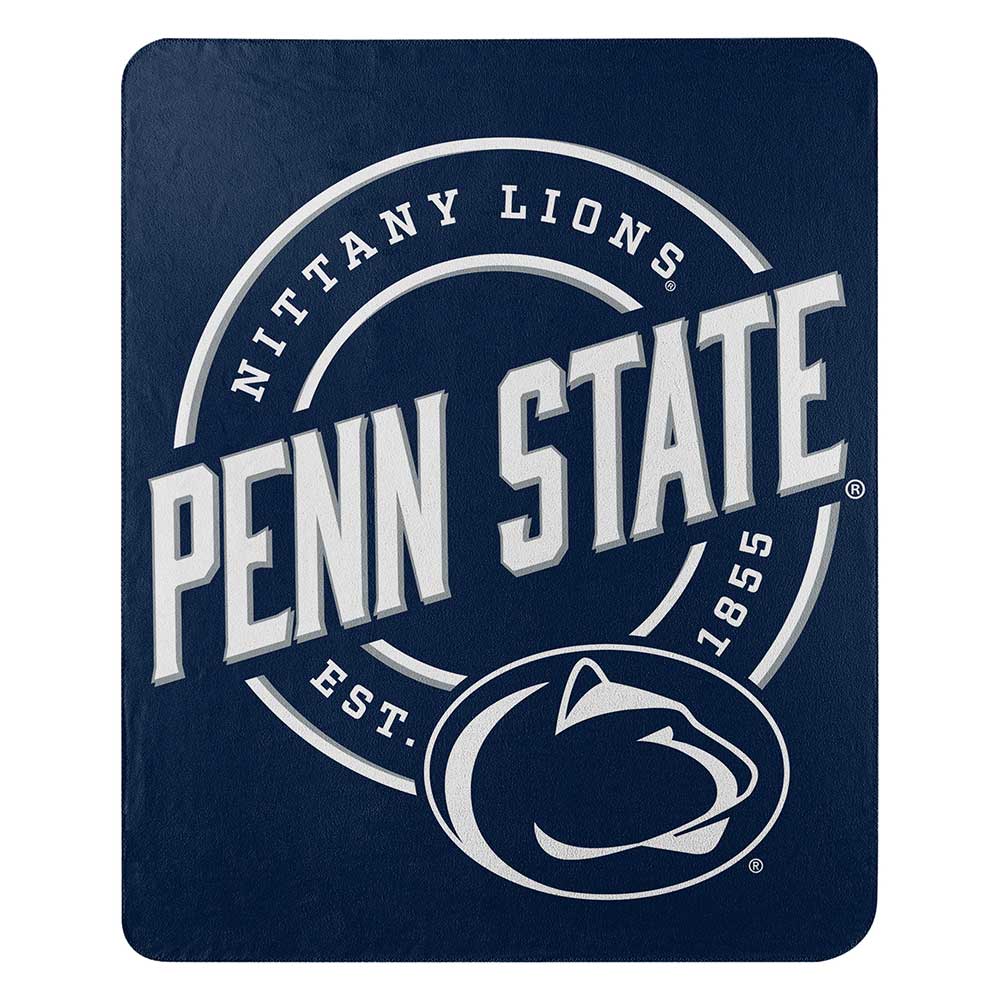 NCAA Petate Nittany L Campaign Fleece Throw Blanket