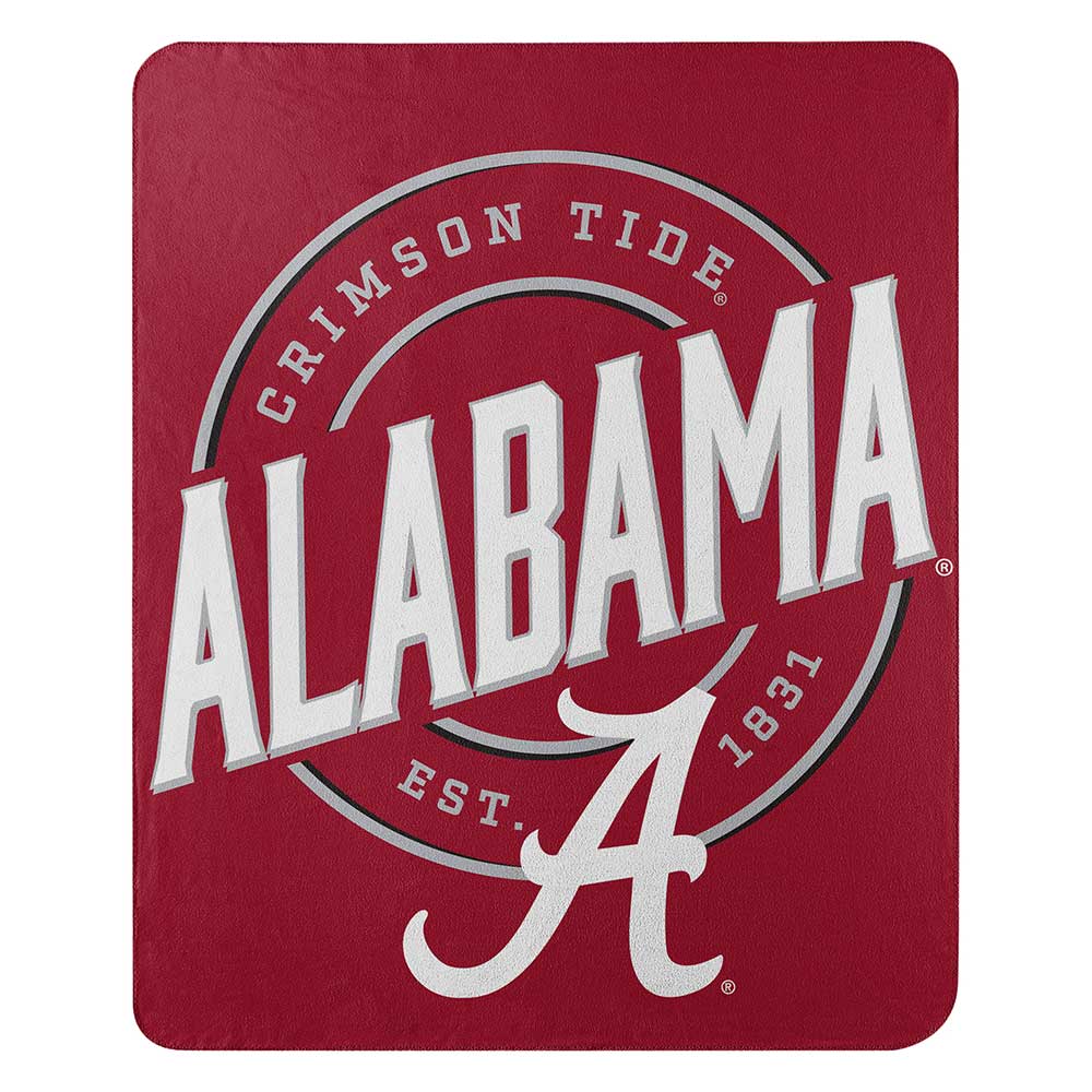 NCAA Alabama Con Tide Campaign Fleece Throw Blanket