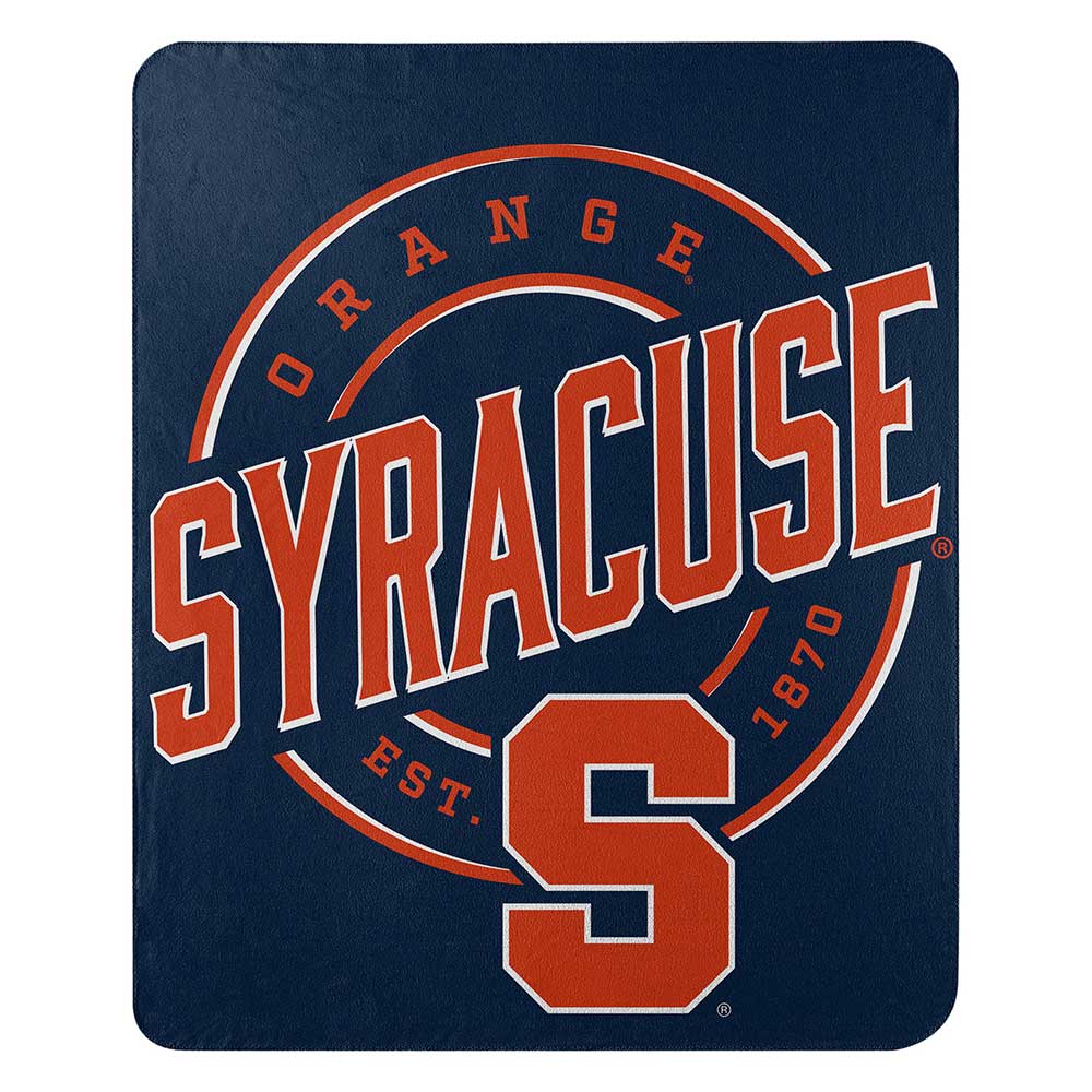 NCyre Orange Campaign Fleece Throw Blanket