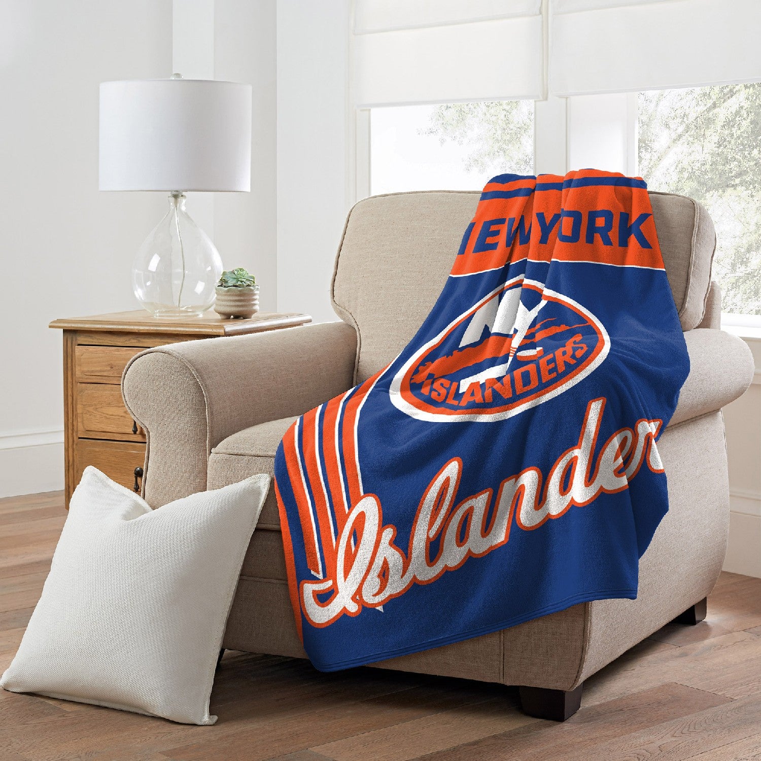 New Yorlan NHL Officially Lied Throw Blanket
