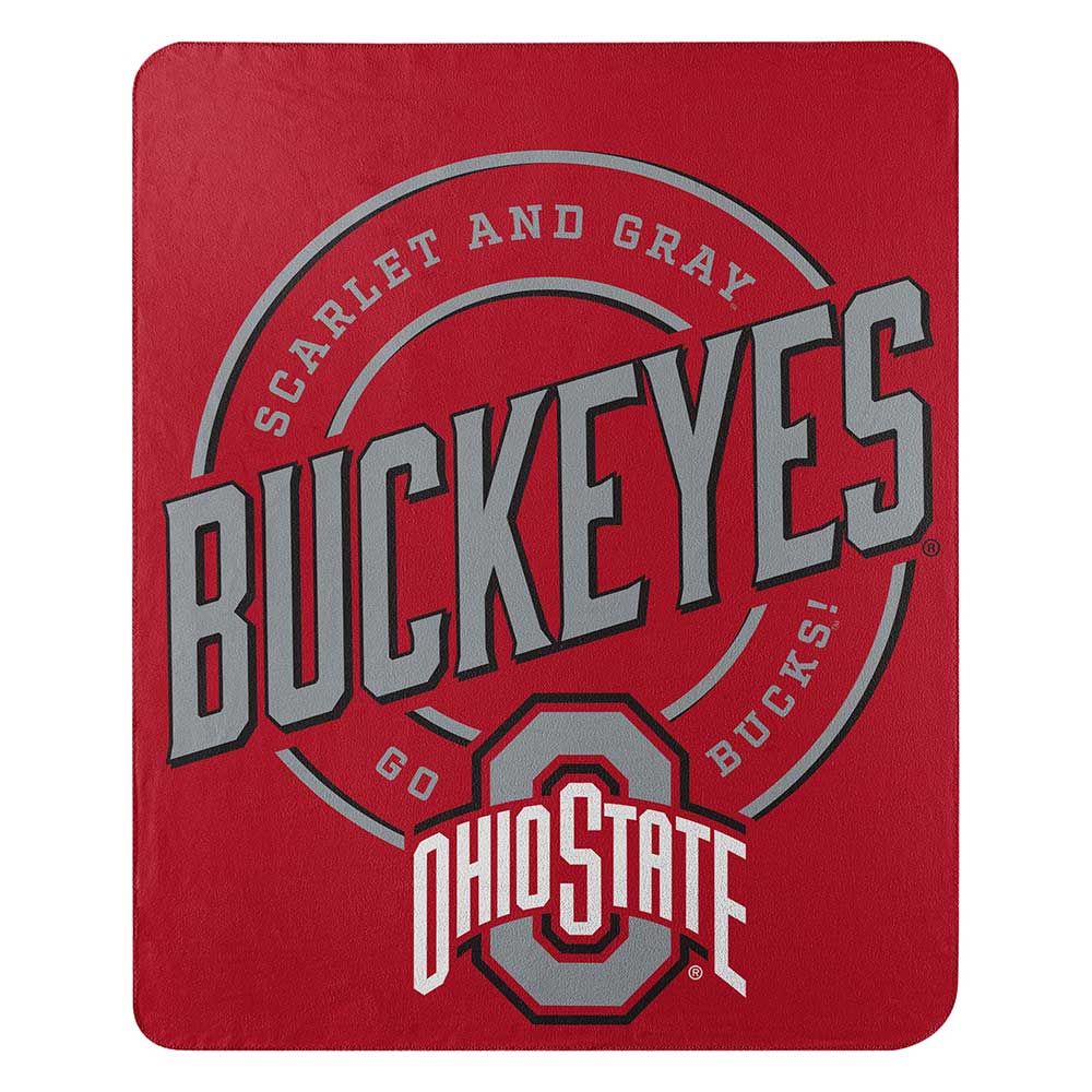 NCAA Ohtate Buck Campaign Fleece Throw Blanket