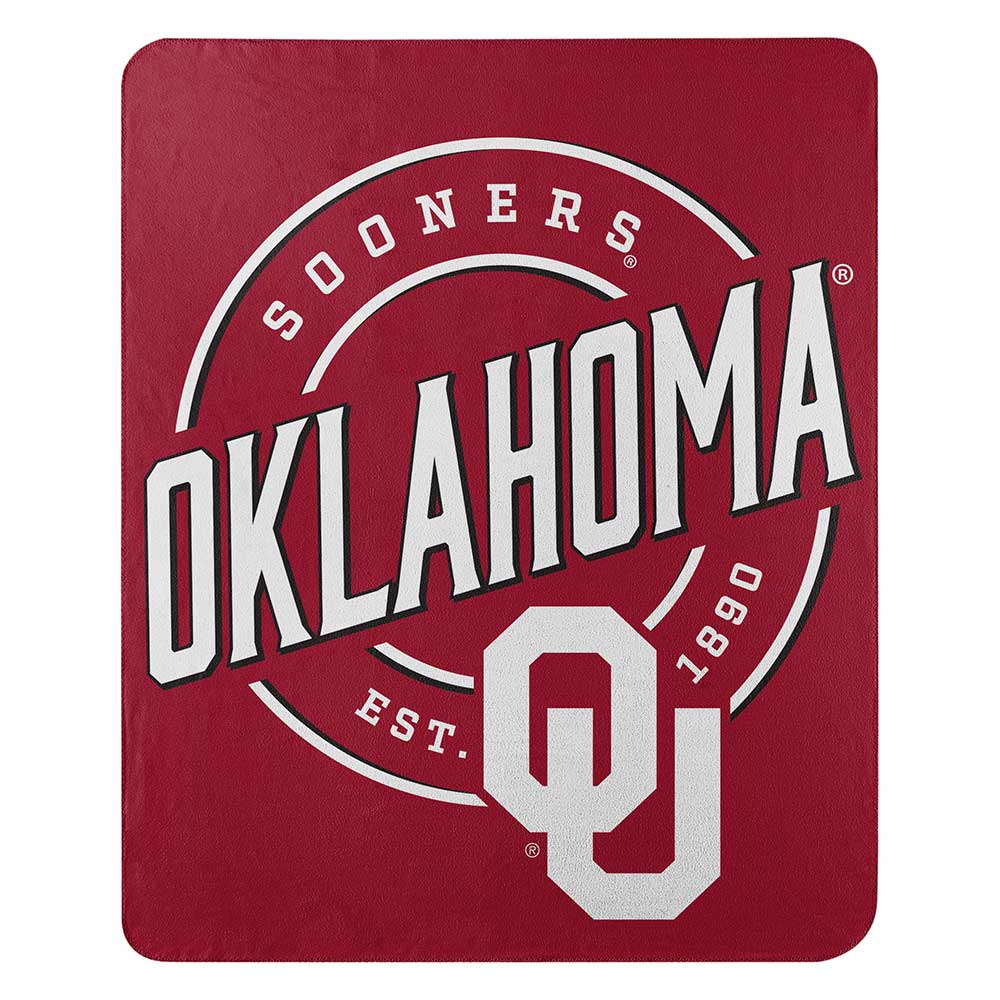 NCAA Oklahooo Campaign Fleece Throw Blanket
