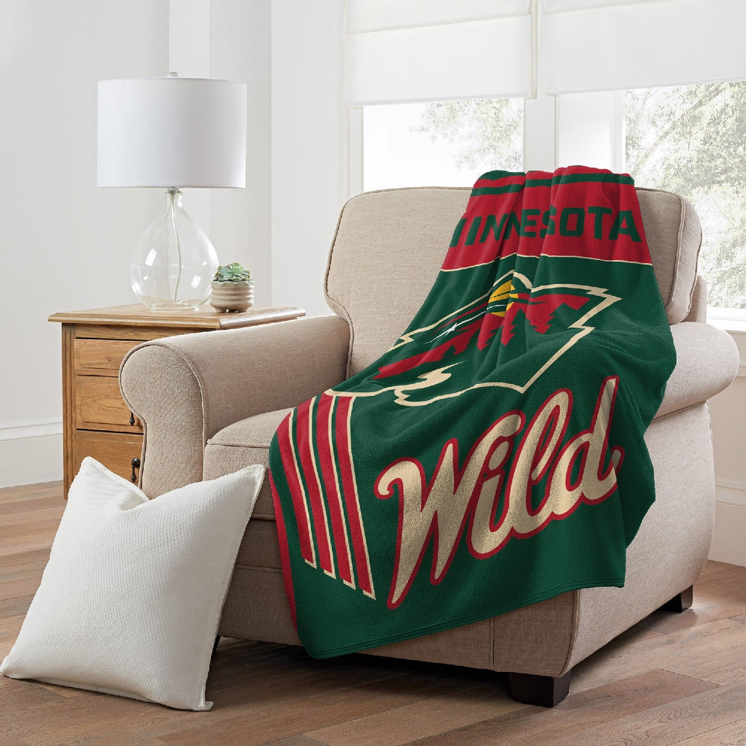 Miota Wild NHL Officially Lied Throw Blanket