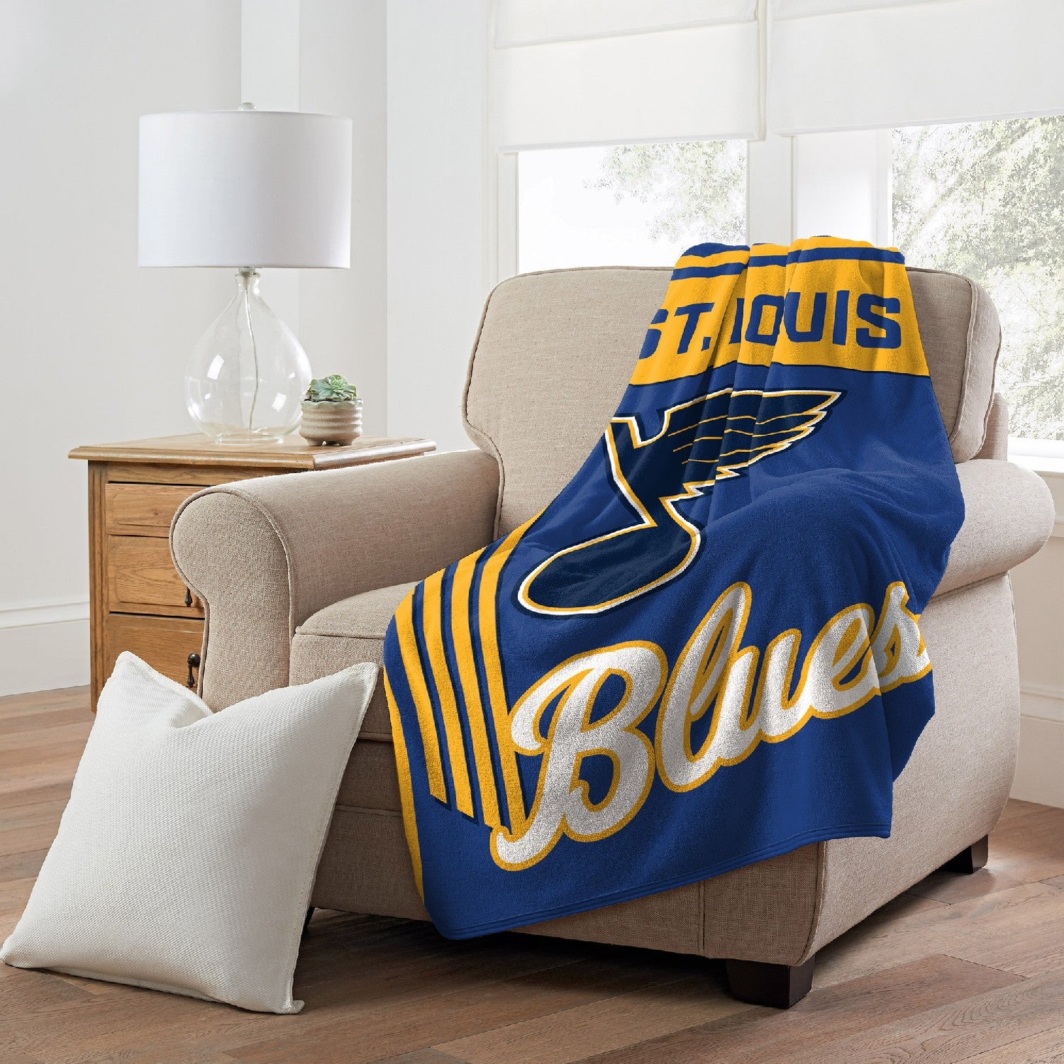 St. L B NHL Officially Lied Throw Blanket