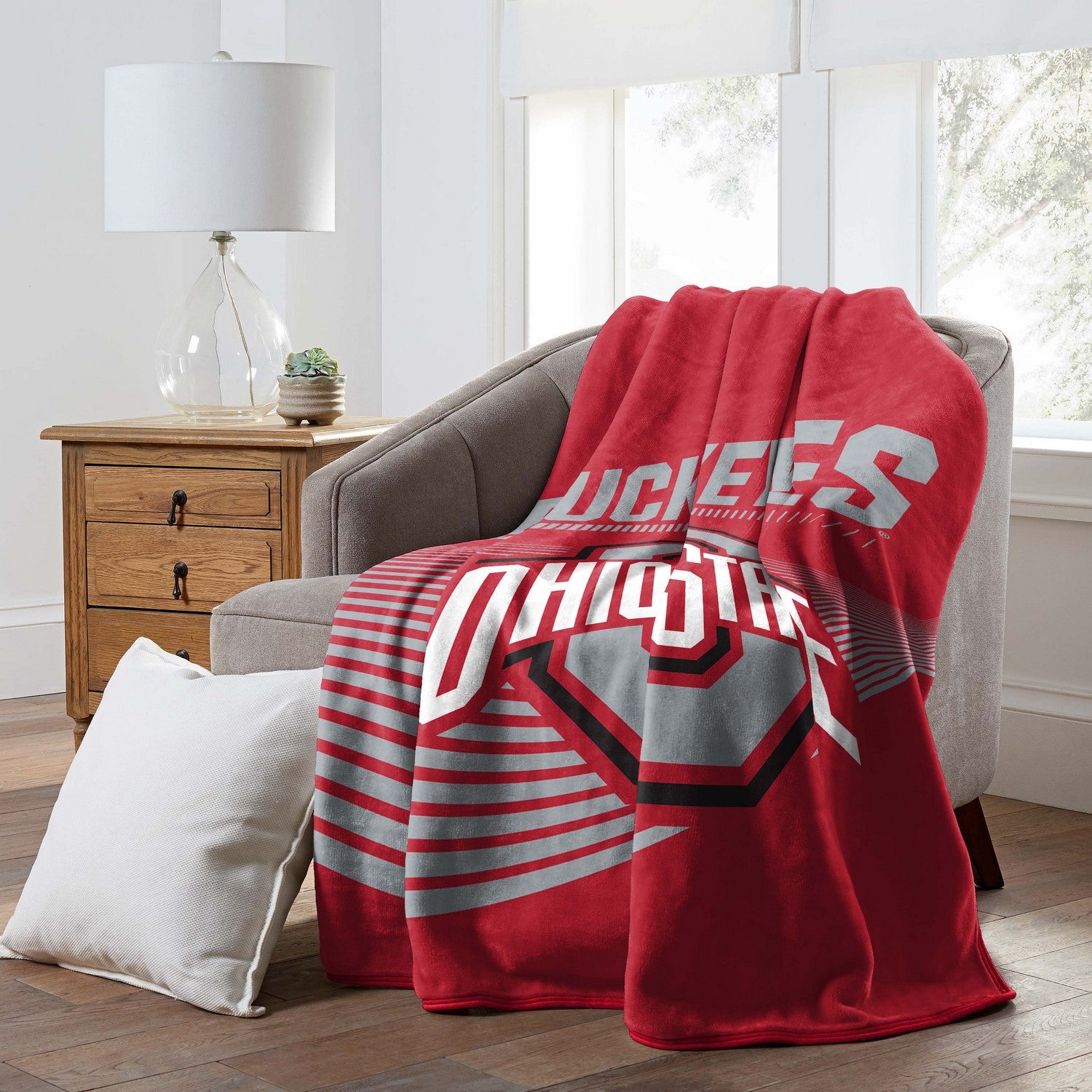 Ohtate Buck NCAA Officially Liedchel Throw Blanket