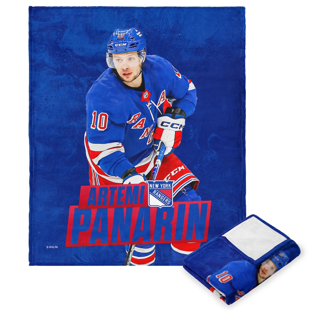 NHL New York Ran Artemi Panarin Throw Blanket