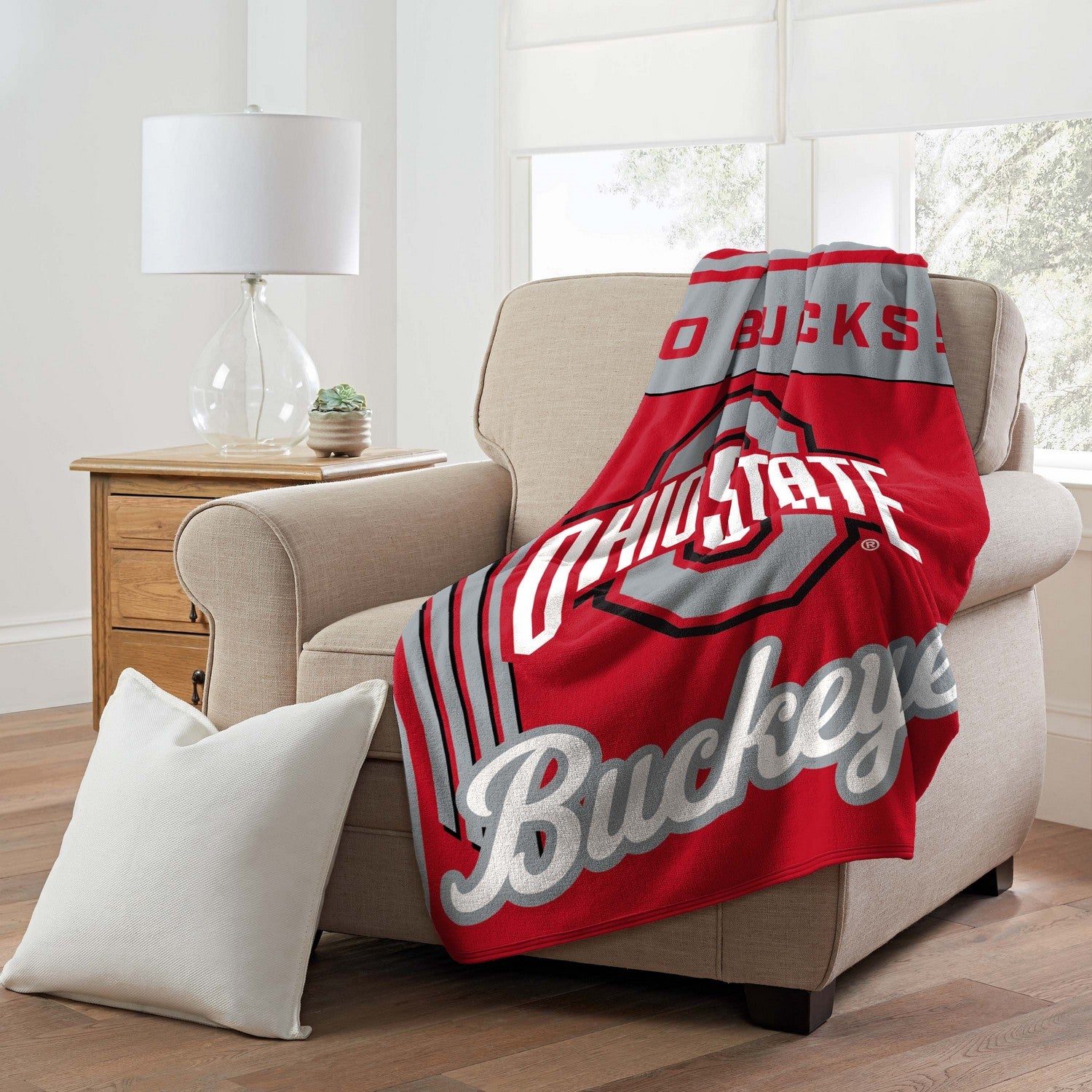 Ohtate Buck NCAA Officially Lied Throw Blanket