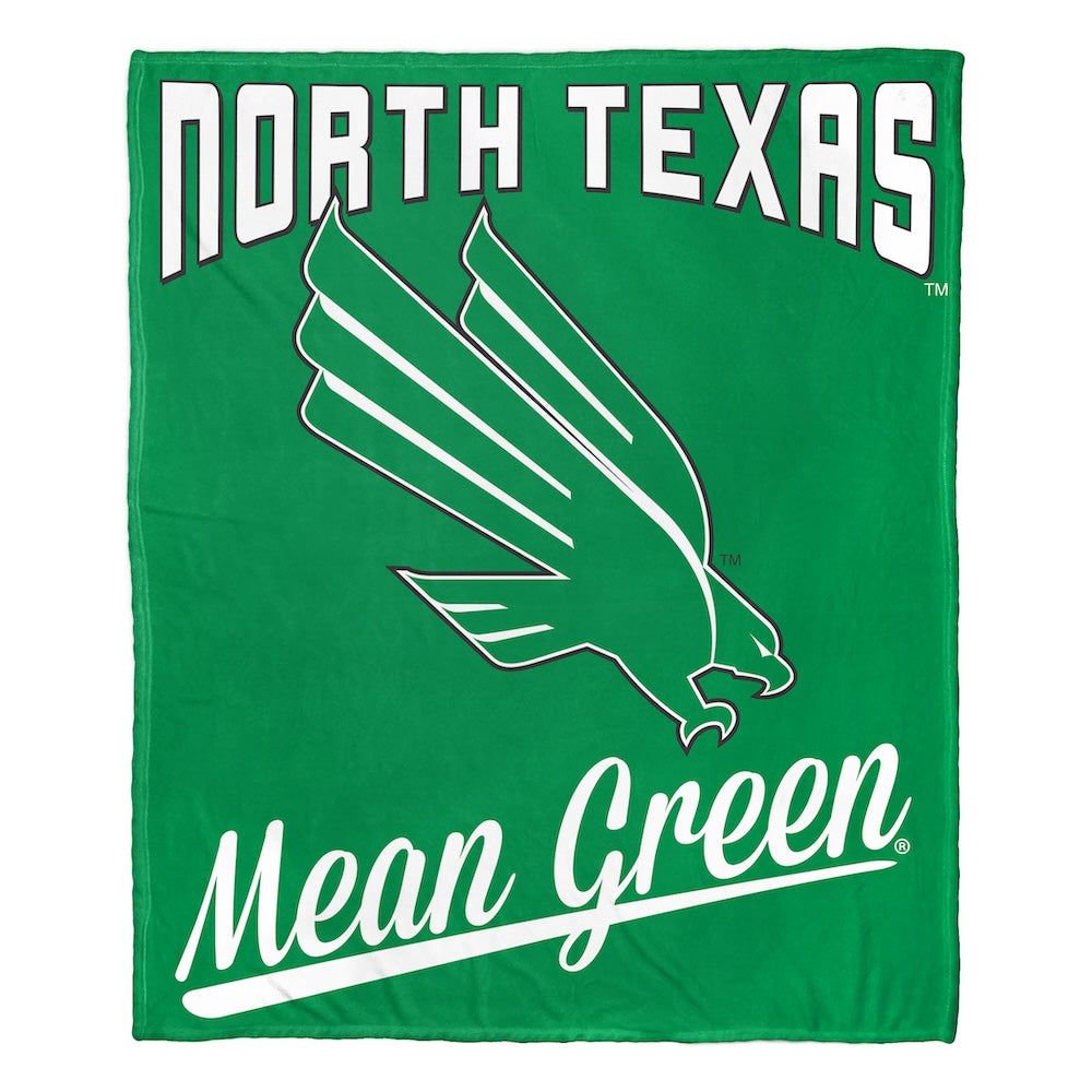 NCAA North T Mean Green OFFICIAL Throw Blanket