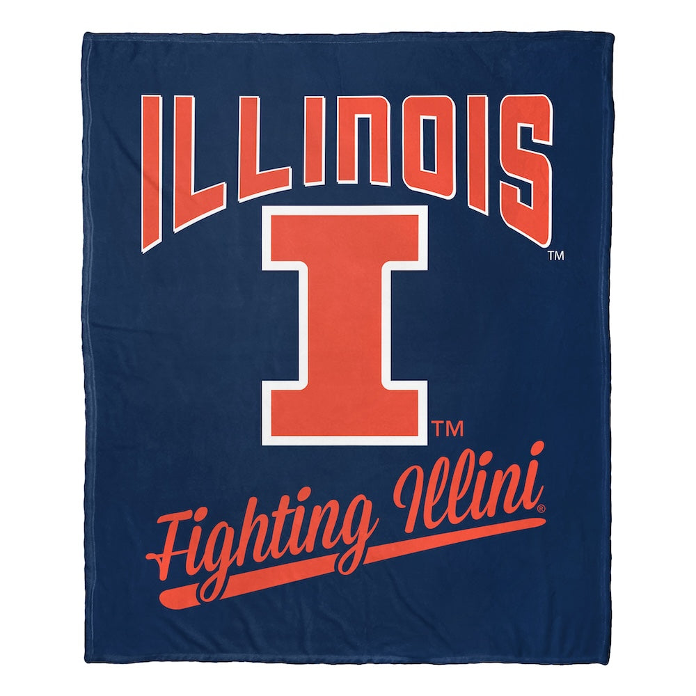 NCAA Illi Fighting Illini OFFICIAL Throw Blanket