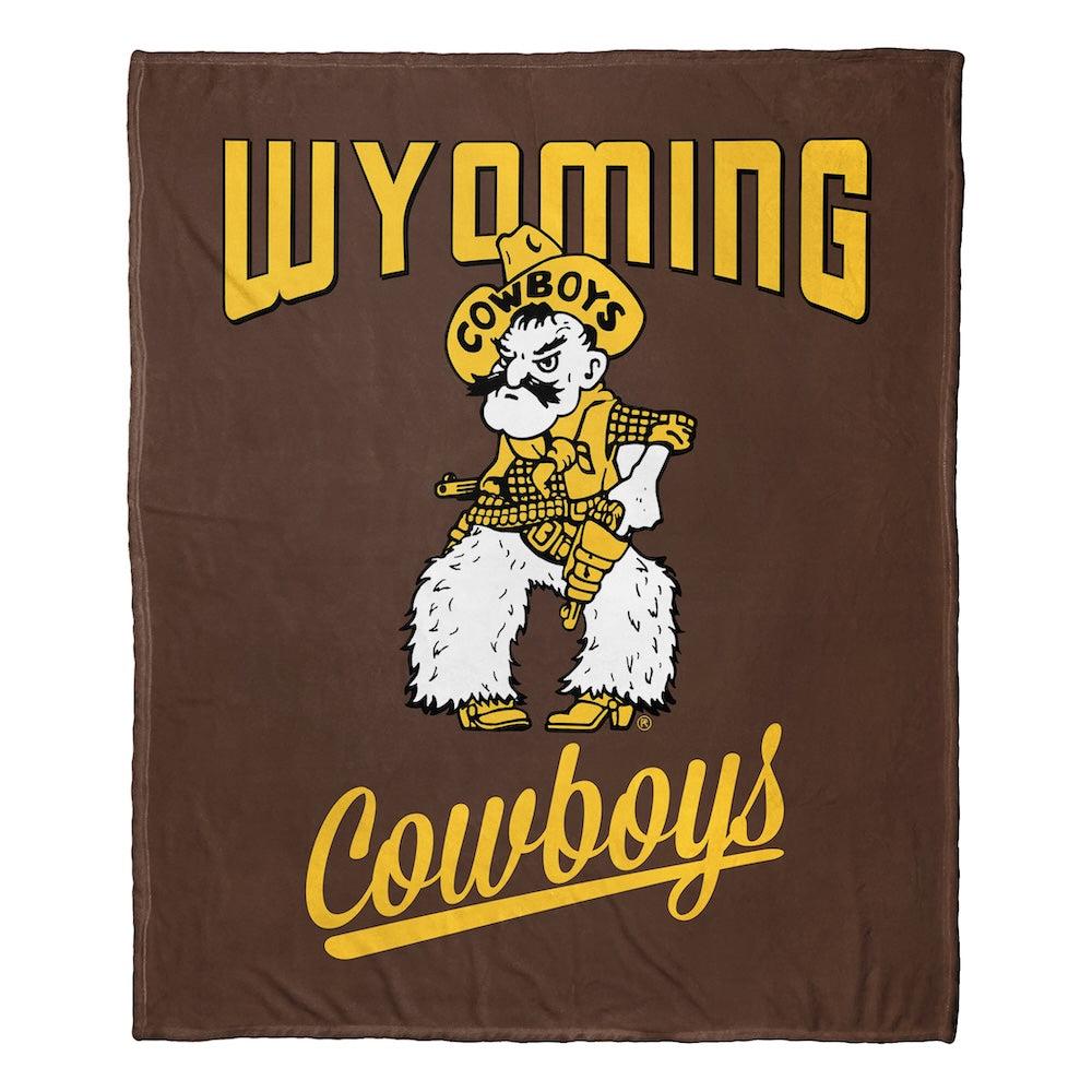 NCAA Wyoming Cow OFFICIAL Throw Blanket