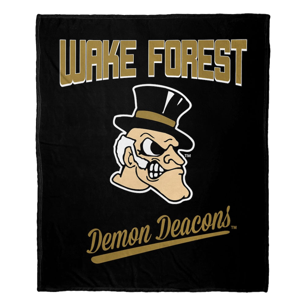 NCAA Wake Ft Demon Dea OFFICIAL Throw Blanket