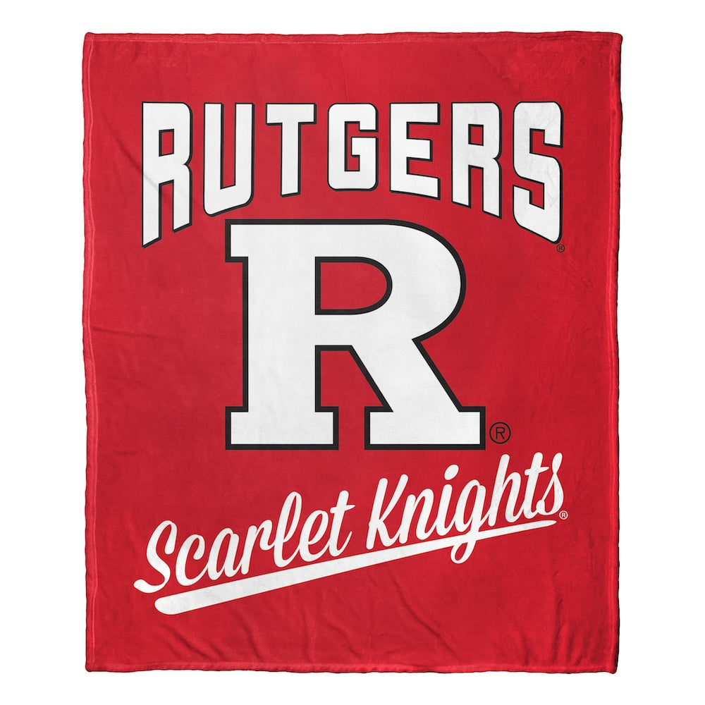 NCAA Rut Scarlet Kni OFFICIAL Throw Blanket