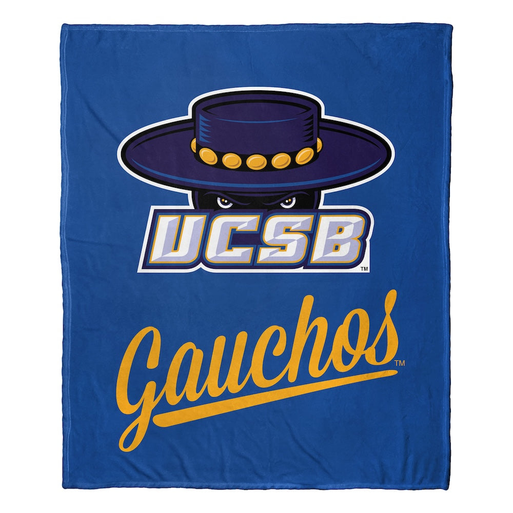 NCAA anta Barbara Gau OFFICIAL Throw Blanket