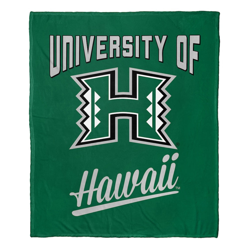 NCAA Hawaii Warr OFFICIAL Throw Blanket