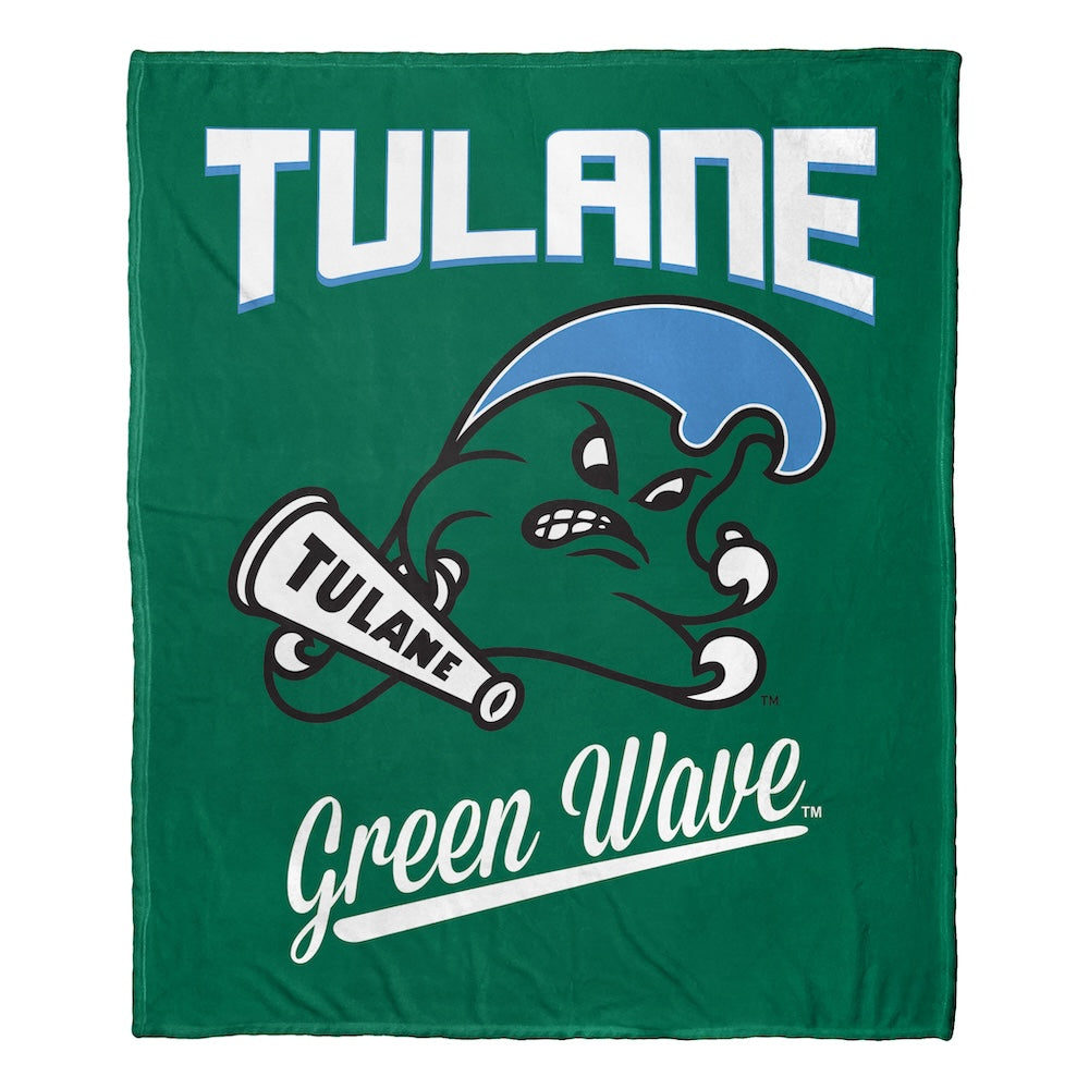 NCAA Tulane Green Wave OFFICIAL Throw Blanket+C560