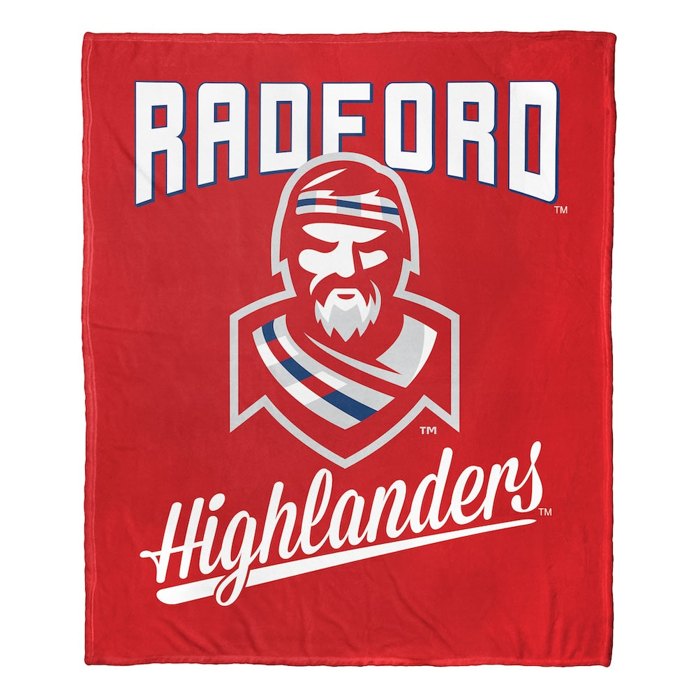 NCAA Radford Highlan OFFICIAL Throw Blanket