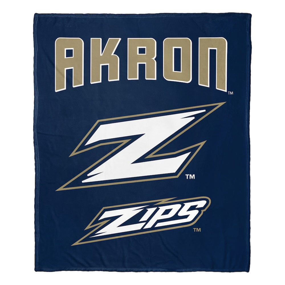 NCAA Akron OFFICIAL Throw Blanket