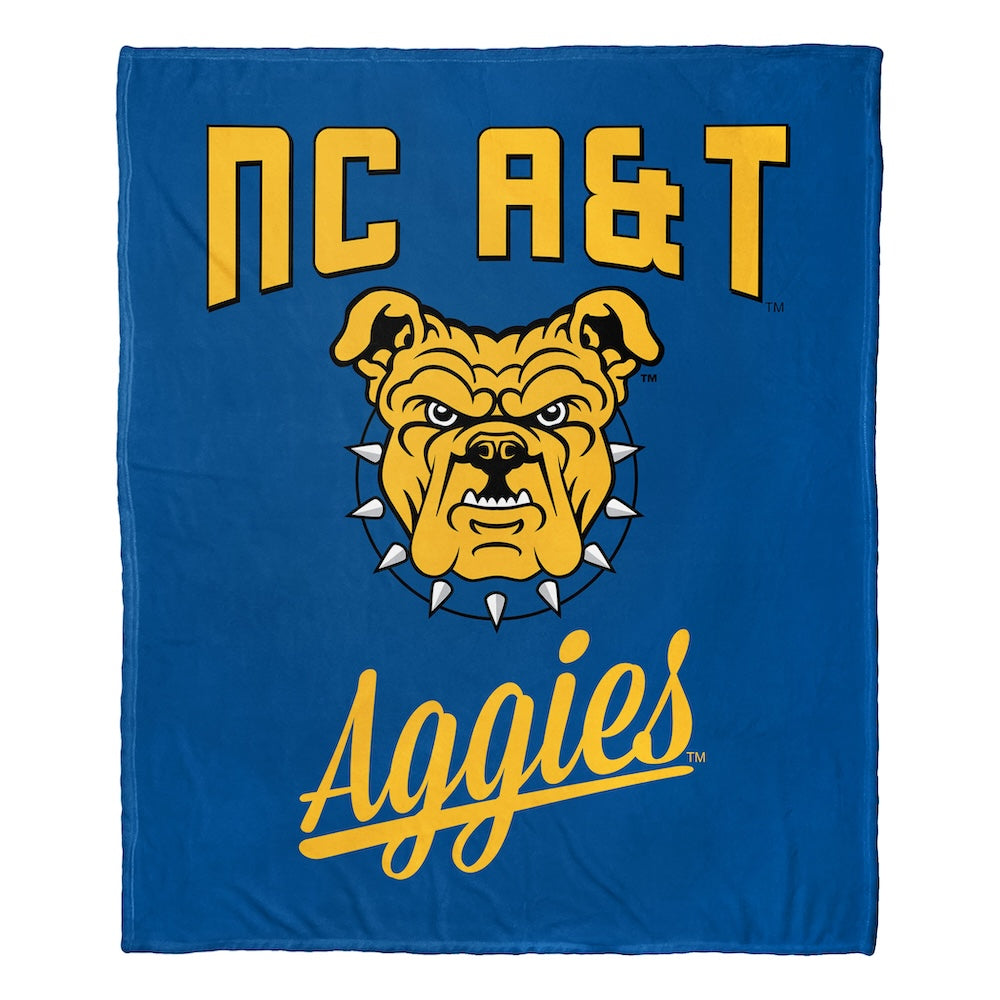 NCAA NC A&T Ag OFFICIAL Throw Blanket